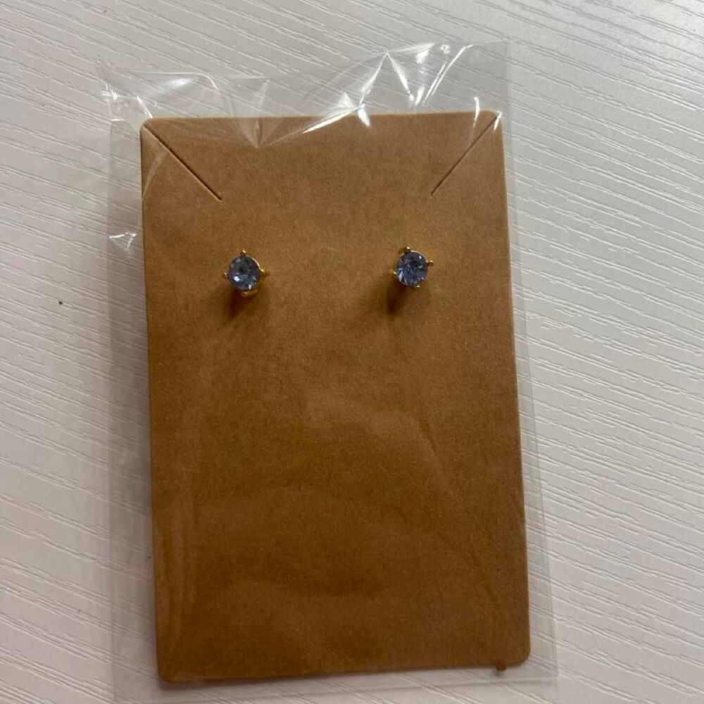 Blue stud earrings